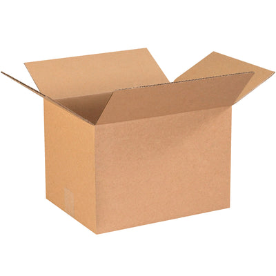 ECT-32 single-wall kraft corrugated boxes deliver reliable stacking performance for mid-weight shipments. Sized 13.25" x 10.25" x 9" and sold in efficient 25-box bundles, these cardboard shipping boxes reduce freight costs while maintaining structural integrity. Built to meet industrial warehouse demands.