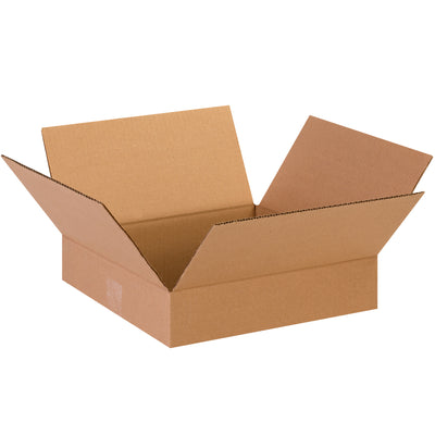 ECT-32 kraft corrugated boxes with shallow 3" depth–engineered for lightweight to mid-weight products like apparel, books, and artwork. Ships flat in bundles of 25 to maximize warehouse efficiency and reduce freight costs. Reliable single-wall construction delivers proven stacking performance.