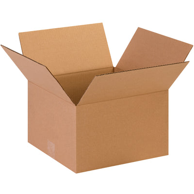 Heavy-duty ECT-32 kraft corrugated boxes designed for mid-weight shipping and warehouse storage. 13" x 13" x 8" dimensions deliver optimal cubic capacity with proven stacking performance. Bundle of 25 boxes–cost-effective packaging solution for fulfillment centers and warehouses.