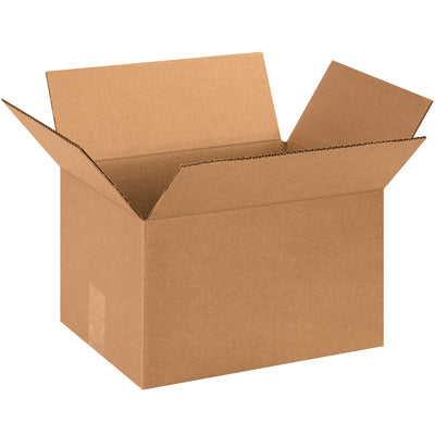 ECT-32 single wall corrugated boxes measuring 13" x 9" x 8" deliver reliable shipping performance at an economical price point. This bundle of 25 kraft cartons ships and stores flat, maximizing your warehouse efficiency. Industry-standard construction for small-to-medium package handling.
