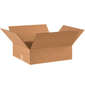Ship shallow products efficiently with these 14x12x3 ECT-32 kraft corrugated boxes. Engineered for apparel, books, artwork, and picture frames, each bundle of 25 ships flat to maximize warehouse space and reduce freight costs. ECT-32 single wall construction delivers reliable protection at competitive pricing.