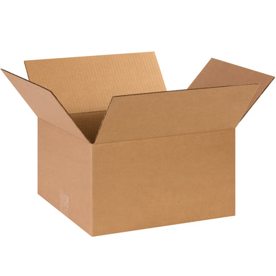 Standard-strength ECT-32 kraft corrugated shipping boxes in 14" × 12" × 8" dimensions–perfect for mid-size products and fulfillment operations. Each bundle includes 25 boxes, delivering cost-effective protection with proven stacking performance. Recyclable kraft construction supports sustainable warehouse operations.