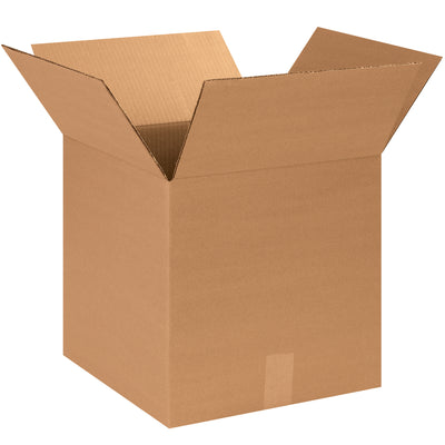 Ship round and irregular items with confidence using these ECT-32 kraft corrugated cube boxes. Each bundle contains 25 flat-packed 14x14x14 cartons, maximizing warehouse storage and freight efficiency. Ideal for fulfillment centers and warehouse managers managing diverse SKU profiles.