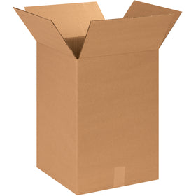 Dependable 14x14x20 corrugated boxes engineered for mid-weight industrial shipping. ECT-32 kraft construction delivers consistent stacking strength and freight efficiency. Recyclable corrugated cartons sold in convenient 20-box bundles–reduce per-unit costs with volume purchasing.
