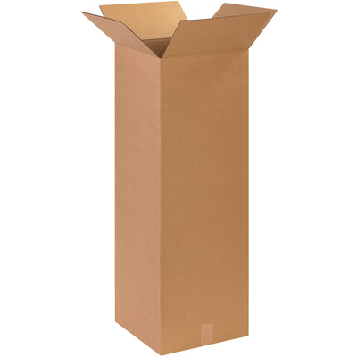 Ship tall items efficiently with these 14x14x36 corrugated boxes made from ECT-32 kraft material. End-loading design speeds packing and sealing. Sold as a bundle of 15 boxes, flat-shipped to maximize freight efficiency and reduce your per-unit packaging cost.