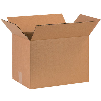 ECT-32 kraft corrugated shipping boxes sized 15"10"12" deliver dependable strength for mid-weight product shipments and warehouse storage. Sold as a bundle of 25 cartons, these single-wall corrugated boxes stack efficiently and reduce per-unit costs. Recyclable kraft material meets sustainability goals without compromising performance.