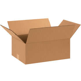 Reliable ECT-32 single wall corrugated shipping boxes sized 15" x 11" x 6" for standard mid-weight product fulfillment. Sold in bundles of 25 kraft cartons. Recyclable kraft construction delivers cost-efficient industrial packaging without compromising strength or stacking performance.