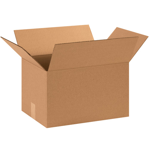 ECT-32 kraft corrugated boxes sized 15x11x9 inches–the trusted choice for mid-weight merchandise and standard industrial shipping. This 25-pack of single-wall cardboard shipping boxes delivers consistent crush strength and stacking performance at competitive bulk pricing. Recyclable kraft construction reduces your environmental footprint while maximizing warehouse efficiency.