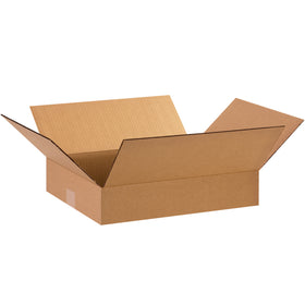 ECT-32 kraft corrugated cartons sized 15" × 12" × 3" for shipping lightweight to mid-weight products like apparel, books, and artwork. Ships flat in bundles of 25 to maximize warehouse efficiency and reduce freight costs. Single-wall construction delivers reliable protection at competitive volume pricing.