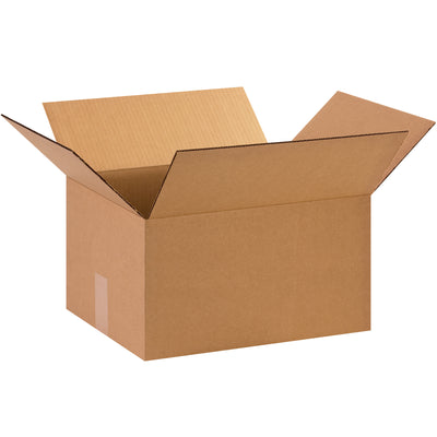 ECT-32 single-wall kraft corrugated boxes in 15" × 12" × 8" dimensions deliver proven standard strength for mid-weight shipping and storage applications. This 25-box bundle offers consistent stacking performance and cost-efficient freight density for high-volume fulfillment operations. Fully recyclable kraft material reduces environmental impact while maintaining structural integrity.