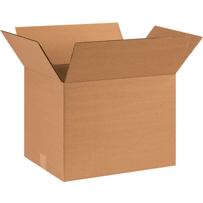 Heavy-duty 16x12x12 corrugated shipping cartons built from ECT-32 kraft material for books, dense items, and freight-sensitive applications. Bundle of 25 ships flat to maximize storage efficiency and reduce logistics costs. Proven stacking performance for warehouse environments.