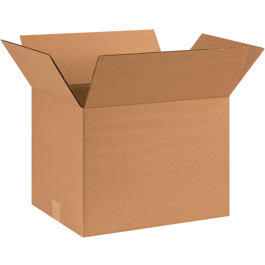 Heavy-duty 16x12x12 corrugated shipping cartons built from ECT-32 kraft material for books, dense items, and freight-sensitive applications. Bundle of 25 ships flat to maximize storage efficiency and reduce logistics costs. Proven stacking performance for warehouse environments.