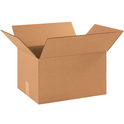 Industrial-grade ECT-32 single wall corrugated boxes measuring 16.25" × 12.25" × 9.31"–engineered for reliable stacking performance in high-volume fulfillment. Kraft construction delivers consistent crush strength with proven freight efficiency. Sold as a bundle of 25 boxes to maximize cost savings and reduce reorder frequency.