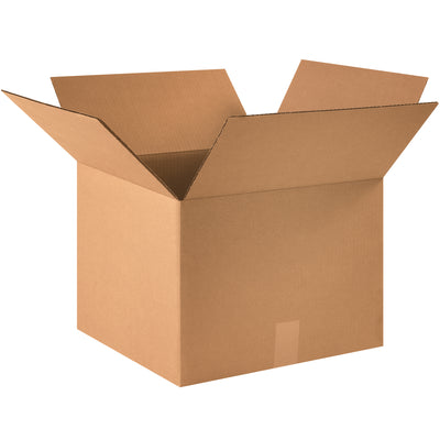 Reliable ECT-32 single wall corrugated boxes in 16x16x12" dimensions, sold by the bundle of 25. Built for standard shipping loads, stacking stability, and cost-efficient warehouse operations. Kraft material is fully recyclable and ready for immediate deployment.