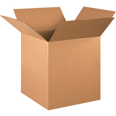 ECT-32 kraft corrugated boxes sized 16" × 16" × 18" deliver dependable mid-range protection for standard industrial shipments. Each 25-box bundle offers consistent stacking performance and freight efficiency without premium pricing. Fully recyclable cardboard construction meets sustainability requirements.