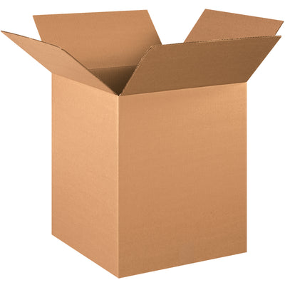 ECT-32 kraft corrugated boxes sized 16" × 16" × 20"–built for mid-weight industrial shipping and storage. Sold in bundles of 20, these single-wall cartons deliver reliable protection and stackability at standard strength. Fully recyclable packaging.