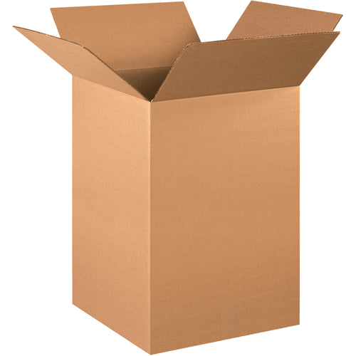 Ship tall items with confidence using these 16x16x26 corrugated boxes built from ECT-32 kraft material–strong enough to replace mailing tubes. End-loading design speeds packing and sealing. Sold flat in bundles of 10 for maximum freight efficiency.