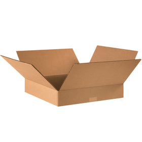 Maximize efficiency with 16x16x3 ECT-32 kraft corrugated boxes engineered for shallow product shipping. These flat cardboard boxes compress to minimal storage footprint, reducing warehouse overhead and freight costs by 40%+ compared to assembled cartons. Bundle of 25 ships flat–ready to assemble when needed.