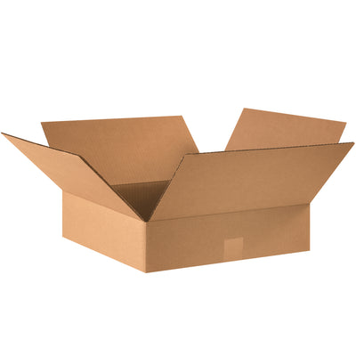 ECT-32 kraft corrugated boxes in 16x16x4" dimensions deliver proven stacking strength for high-volume shipping operations. These shallow-depth cartons maximize freight efficiency while protecting apparel, books, frames, and artwork. Ships flat in bundles of 25 to reduce storage footprint and logistics costs.