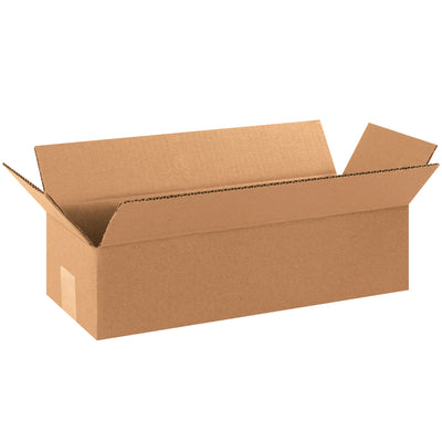 Ship long, narrow items efficiently with these 16x6x4 kraft corrugated boxes featuring ECT-32 single-wall construction. Wide lengthwise openings accelerate pack times and reduce labor costs. Sold flat in bundles of 25 for maximum freight efficiency.
