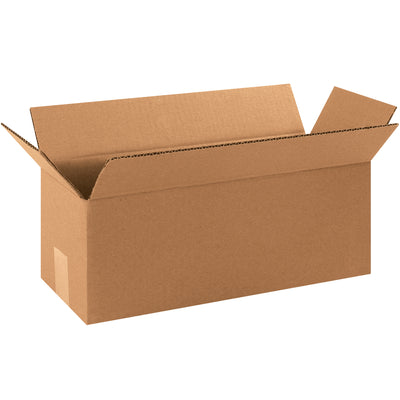 Ship long, narrow items efficiently with 16x6x6 kraft corrugated cartons featuring easy-access long-side openings. ECT-32 single-wall construction delivers reliable protection while maximizing freight efficiency. Sold flat in bundles of 25 for streamlined warehouse storage.