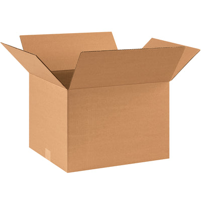 ECT-32 kraft corrugated shipping boxes sized 17" × 14" × 12" for mid-weight products and efficient warehouse operations. Sold as a bundle of 25 units with superior stacking performance and recyclable kraft construction. Standard strength design optimized for freight consolidation and cost-per-box savings.