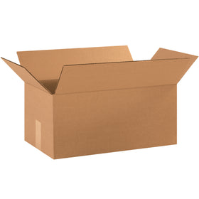 ECT-32 kraft corrugated shipping boxes sized 18" × 10" × 8" deliver dependable mid-range stacking strength for typical warehouse and fulfillment operations. Sold in bundles of 25, these brown cardboard boxes reduce per-unit costs while maintaining performance. Fully recyclable material supports sustainable packaging practices.
