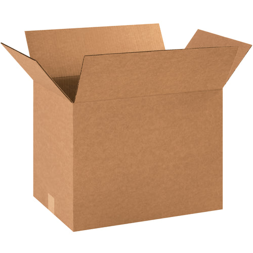 ECT-32 single-wall kraft corrugated shipping boxes sized 18