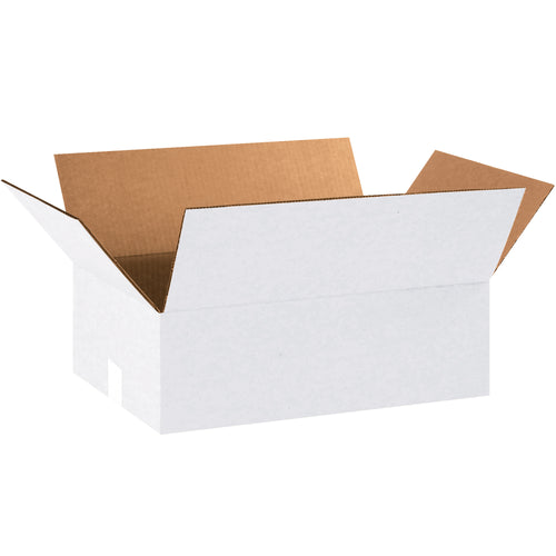 ECT-32 single-wall white corrugated boxes designed for warehouse managers who need reliable, label-ready shipping cartons. 18