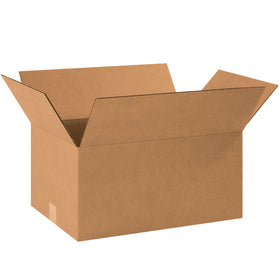 Heavy-duty ECT-32 single wall kraft corrugated boxes in 18.5" x 12.5" x 9" dimensions, sold as a convenient 25-box bundle. Engineered for reliable stacking, mid-range weight freight, and cost-effective warehouse storage. Recyclable kraft material meets standard industrial shipping requirements.