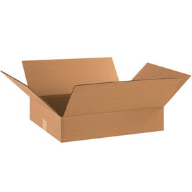 Ship shallow products efficiently with these 18x14x4" ECT-32 kraft corrugated boxes. Ideal for apparel, books, artwork, and frames with minimal void fill. Sold in bundles of 25 and ship flat to maximize your warehouse storage and reduce freight costs.
