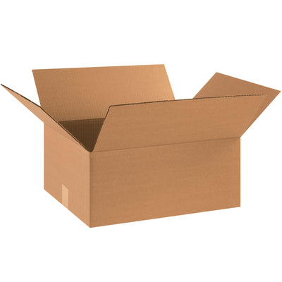 Reliable ECT-32 kraft corrugated shipping boxes sized 18" × 14" × 8" for mid-range freight and product storage. Sold in bundles of 20 to maximize your shipping efficiency and reduce per-unit costs. Single-wall construction balances protection with lightweight handling.