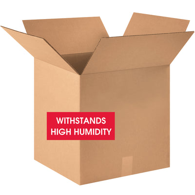 Engineered for high-performance storage and shipping, these 18x18x18 corrugated boxes feature V3c 350# single-wall construction with water-resistant adhesive (WRA) for superior equipment protection. Military-specification rated, sold in bundles of 10 kraft boxes to maximize freight efficiency and reduce per-unit costs.