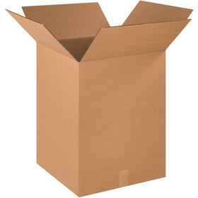 ECT-32 single wall corrugated boxes deliver reliable strength for medium-weight shipping at an economical price point. These 18" x 18" x 24" kraft cartons offer 4.5 cubic feet of capacity and ship flat to maximize your warehouse efficiency and reduce freight spend. Bundle of 15 units.