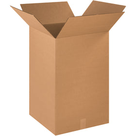 ECT-32 kraft corrugated boxes sized 18" × 18" × 28" deliver reliable, standard-strength performance for mid-weight product shipping. Bundle of 10 boxes provides cost-effective volume packaging for warehouses and fulfillment operations. Fully recyclable construction meets sustainability requirements.