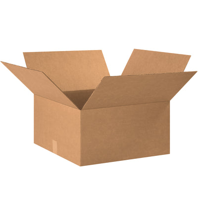 Durable ECT-32 kraft corrugated boxes sized 18½" × 18½" × 9" for mid-weight product shipping and storage. Single-wall construction delivers reliable stacking performance and freight efficiency. Sold as a bundle of 20 boxes–the standard strength solution for warehouses managing high-volume fulfillment.