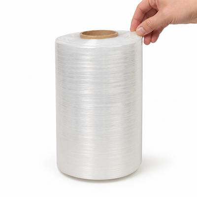 2" x 120 Gauge x 600' Clear Bundling Stretch Film - Economy Wrapping Solution, Case — image 1