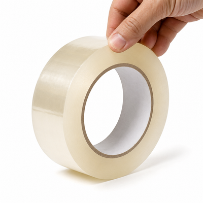 2" x 55 yds Clear Polypropylene Carton Sealing Tape - 12 Pack Economy — image 1