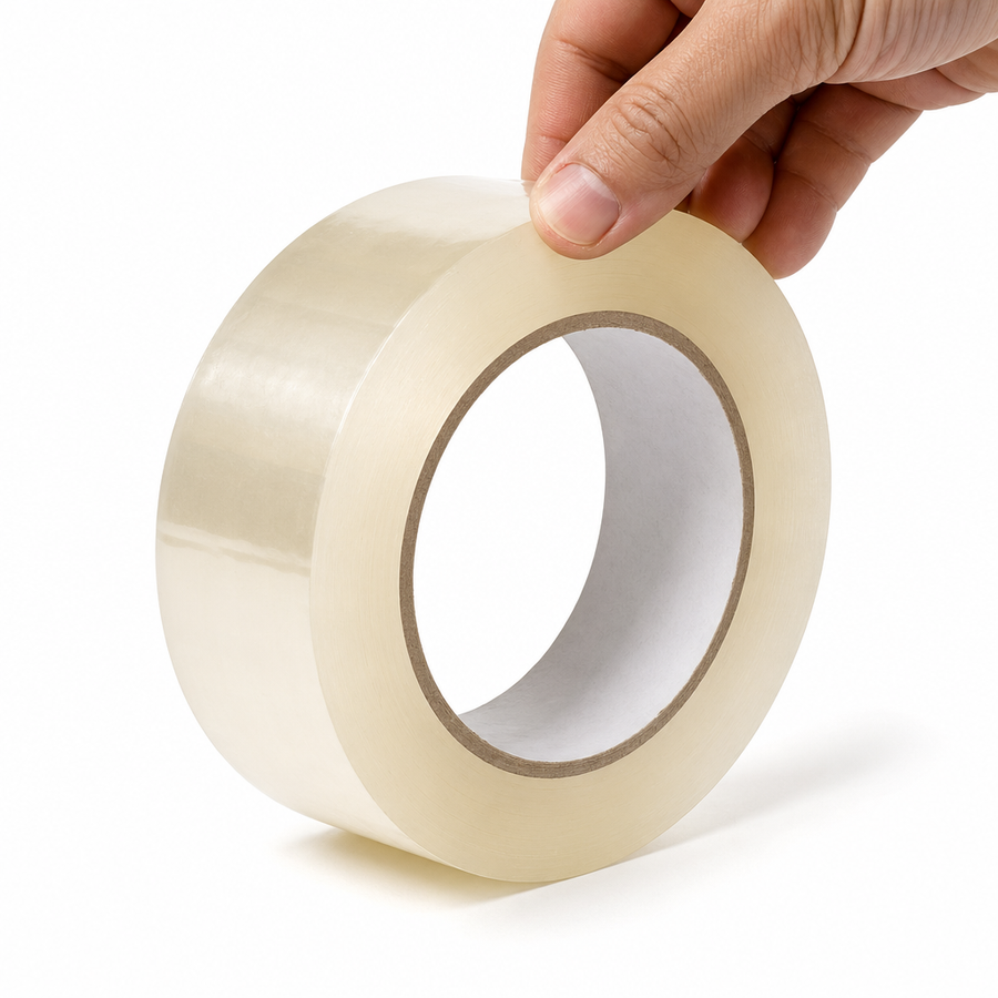 2" x 55 yds Clear Polypropylene Carton Sealing Tape - 12 Pack Economy — image 1
