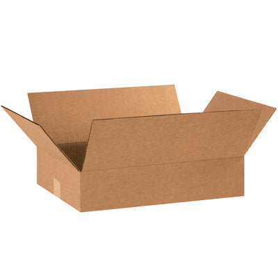 ECT-32 kraft corrugated boxes sized 20" x 12" x 4" deliver optimal protection for shallow inventory without excess wasted space. Ships flat in bundles of 25 for maximum storage efficiency and freight savings. Ideal for apparel, books, artwork, frames, and mirrors.