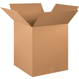 ECT-32 kraft corrugated boxes sized 20x20x24" deliver reliable strength for mid-weight industrial shipping and storage. This bundle of 10 standard-duty cardboard boxes provides excellent stacking performance and freight efficiency for warehouse operations. Recyclable kraft construction reduces environmental impact while maintaining cost-effectiveness.