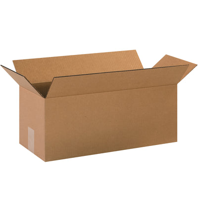 Ship long, narrow items efficiently with 20x8x8 ECT-32 kraft corrugated boxes featuring a convenient lengthwise opening for fast packing. Each bundle includes 25 flat-packed cartons, maximizing your warehouse storage and freight efficiency. Ideal for wine bottles, umbrellas, carpet rolls, and similar products.