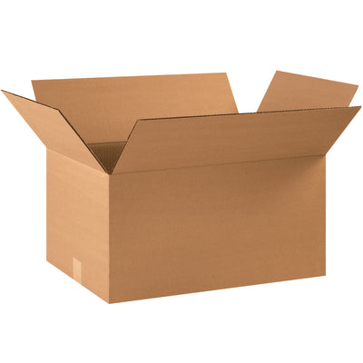 ECT-32 kraft corrugated boxes in 22x14x10" dimensions deliver dependable stacking strength for mid-weight products and freight consolidation. This bundle of 20 boxes offers cost-effective packaging for warehouses and fulfillment centers managing consistent shipment volumes. Recyclable kraft material reduces environmental impact while maintaining structural integrity.