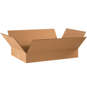 Ideal for fulfillment operations shipping shallow products, these 22" x 14" x 4" ECT-32 kraft corrugated cartons deliver reliable protection for apparel, books, frames, and artwork. Each 25-box bundle ships flat to maximize warehouse storage efficiency and reduce freight costs. ECT-32 single-wall construction provides proven stacking performance and durability.