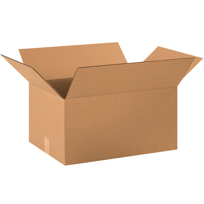 ECT-32 single wall kraft corrugated boxes sized 22" x 16" x 12"–the industry standard for mid-range shipping and storage. Ships flat to maximize warehouse space and reduce freight costs. Bundle of 20 boxes per order.