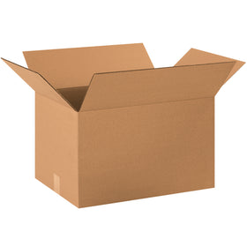 ECT-32 single-wall corrugated boxes measuring 22" × 16" × 14" deliver reliable strength for mid-weight shipping and storage applications. This bundle of 20 kraft cartons ships flat, cutting warehouse footprint and freight costs without sacrificing stacking performance or durability.