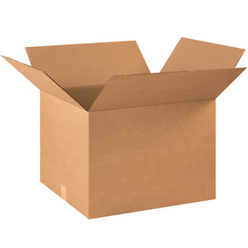 ECT-32 kraft corrugated boxes sized 22" × 18" × 16" deliver reliable single-wall strength for mid-weight industrial shipments and warehouse storage. Sold in bundles of 15 for volume savings and freight efficiency. Recyclable kraft construction reduces your sustainability footprint.