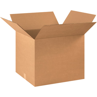 Standard-strength ECT-32 kraft corrugated boxes in 22x18x18" dimensions, sold as a convenient 15-pack bundle. Engineered for reliable stacking performance and maximum freight efficiency in warehouse and fulfillment operations. Fully recyclable kraft construction reduces environmental impact while meeting your shipping needs.