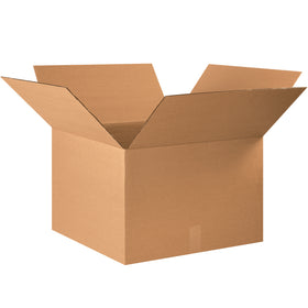 Professional-grade 22x22x14" corrugated shipping boxes with ECT-32 single-wall kraft construction for medium-duty warehousing and fulfillment operations. Ten-box bundle delivers cost-efficient packaging for repeated orders. Fully recyclable and built for reliable stacking performance.