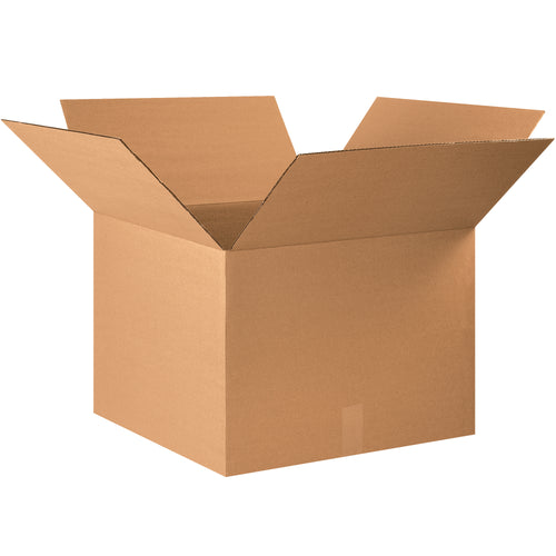 Professional-grade ECT-32 kraft corrugated shipping boxes sized 22